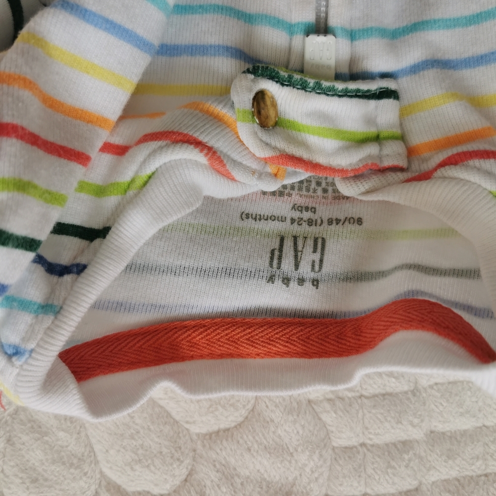 🌺SOLD🌺Gap Baby 100% Organic Cotton First Favorite One-Piece 18-24m - Picture 8 of 8